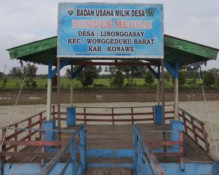 Gazebo BUMDes Meohai Desa Linonggasai